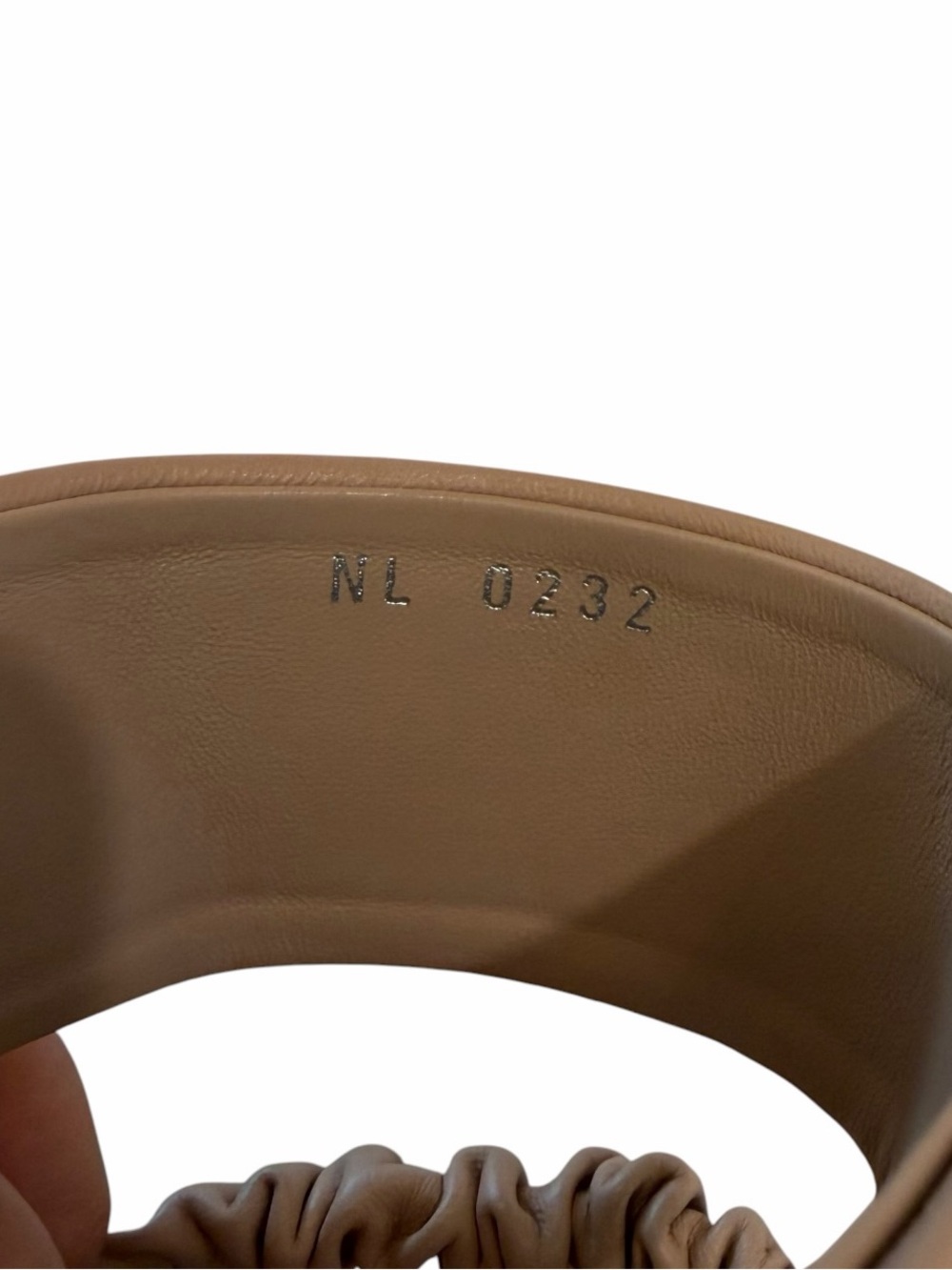 Louis Vuitton Drapy Heel Mules – Nude Beige – Size 37.5 - Picture 9 of 11